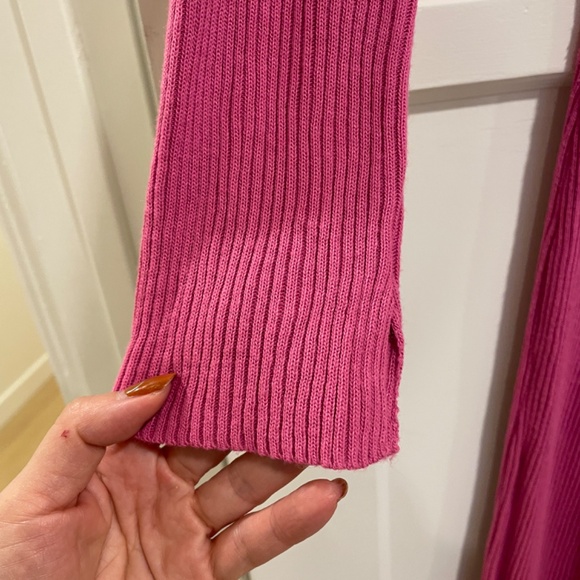 ASOS Ribbed Knit A-Line Midi Sweater Dress - Picture 10 of 12